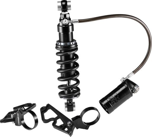 Harddrive Touring Remote Res Shocks 14" Std 14 in. Acid Concrete