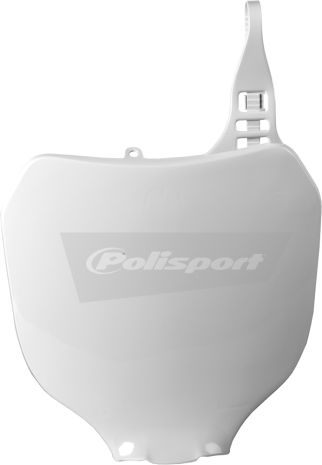 Polisport Number Plate White  White