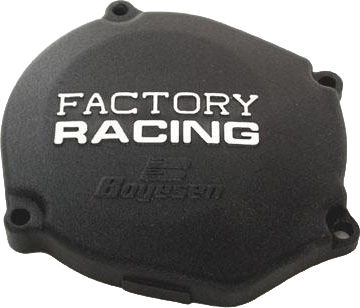 Boyesen Factory Racing Ignition Cover Black  Black