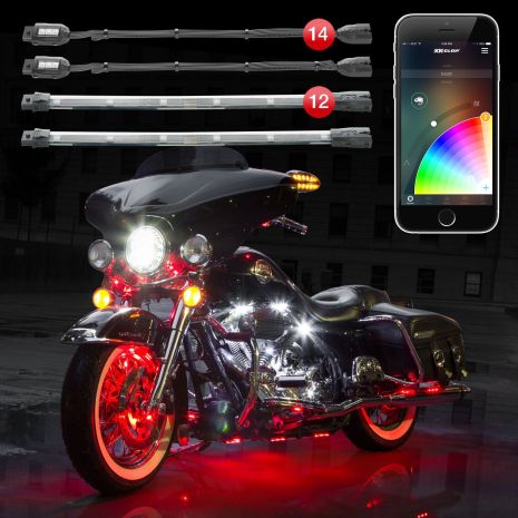 Xk Glow Xkchrome App Controlled 16 Million Color Light Kit  Acid Concrete