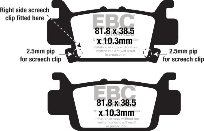 Standard Brake Pads  Acid Concrete