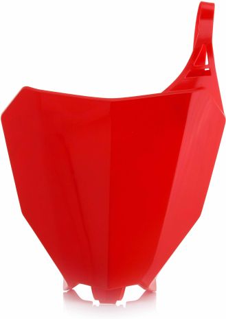 Acerbis Front Number Plate Red  Red