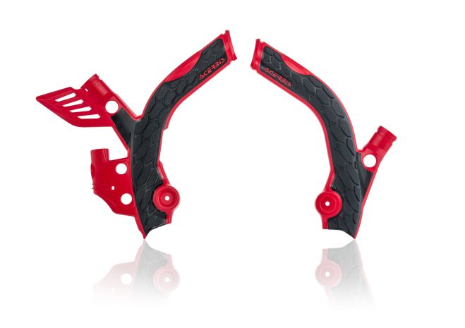 Acerbis X-grip Frame Guard Red/black  Red/Black