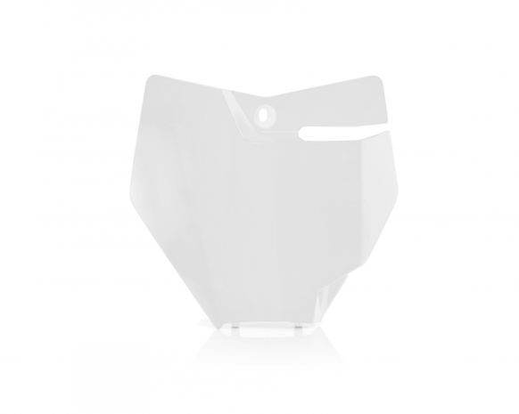 Acerbis Front Number Plate White  White