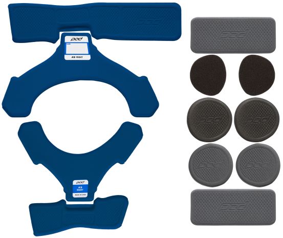 Knee Brace Replacement Pad Set  Blue