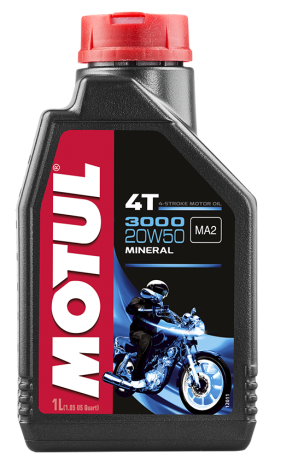 Motul 3000 Petroleum Oil 20w50 1 Lt  Alpine White