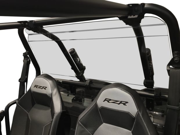 Spike Rear Windshield Clr Polaris