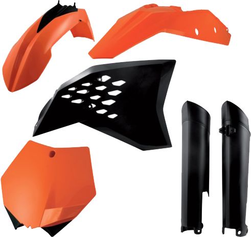 Acerbis Plastic Kit Orange  Orange