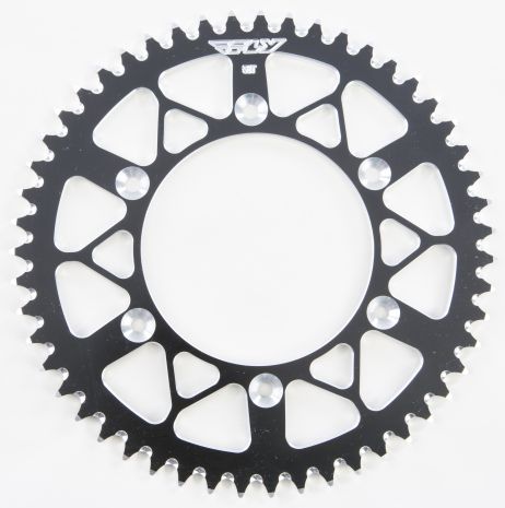 Fly Racing Rear Sprocket Aluminum 51t-520 Blk Honda  Black