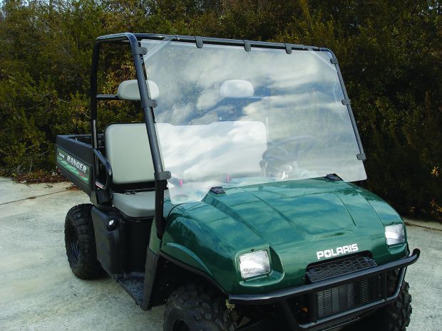 Seizmik Full Poly Windshield Polaris  Alpine White