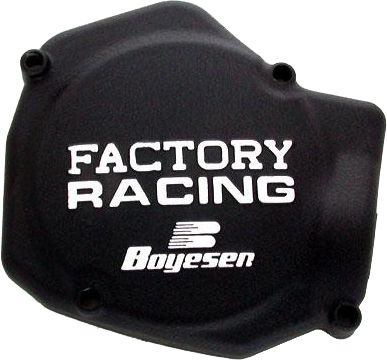 Boyesen Factory Racing Ignition Cover Black  Black