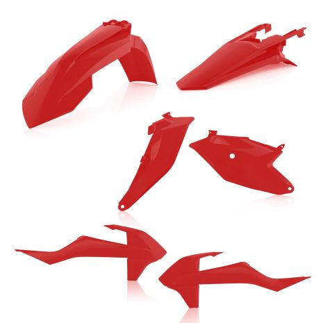 Acerbis Plastic Kit Gas-gas/ktm Red  Red