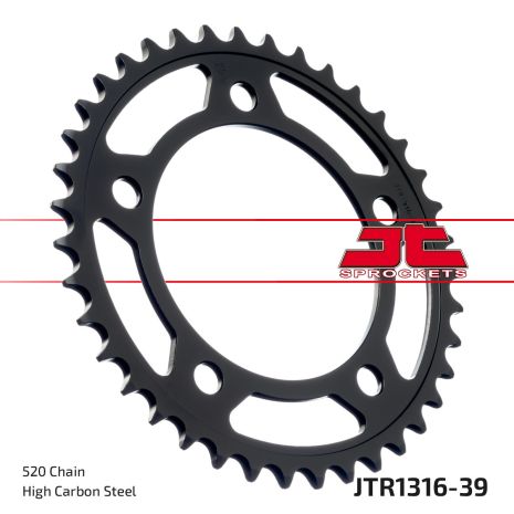 Jt Rear Sprocket Steel 39t-520 Honda  Acid Concrete