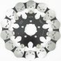 Galfer Rotor 11.5" Floating Skull Rr Black  Acid Concrete