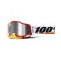 100% Racecraft 2 Goggle Arsham Rd Mirror Slvr Flash Ln  