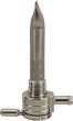 Golan 3/8 Npt Petcock Straight Chrome 5/16 Hose  Acid Concrete