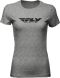 Fly Racing Women's Fly Racing Corporate Tee Dark Grey Heather Xl X-Large Dark Grey Heather