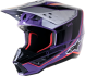 Alpinestars S-m5 Sail Helmet Violet/blk/slvr Glossy 2x 2X-Large 