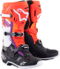 Alpinestars Tech 10 Boots Blk/flo Red/flo Org/wht Sz 7 US 07 Black/Fluo Red/Flou Orange/White